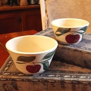 SET OF WATT APPLE BOWLS | #5 & #6